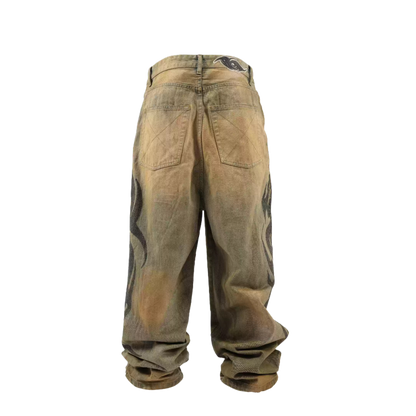 TRIBAL MUDWASH DENIM JEANS