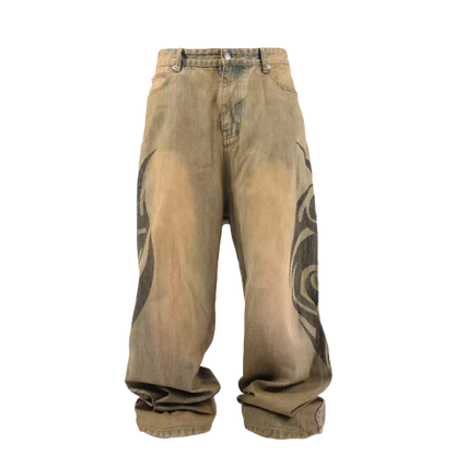 TRIBAL MUDWASH DENIM JEANS