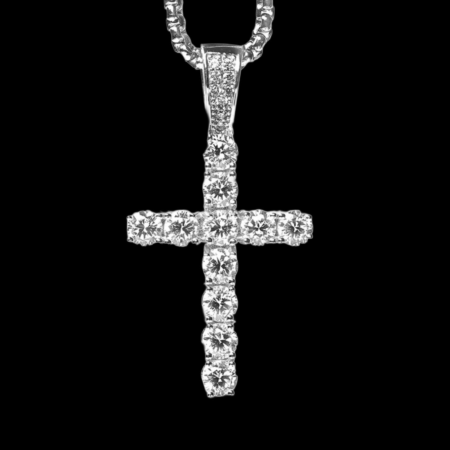 .925 STERLING SILVER CROSS NECKLACE