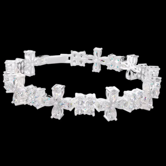 DIAMOND CROSS BRACELET