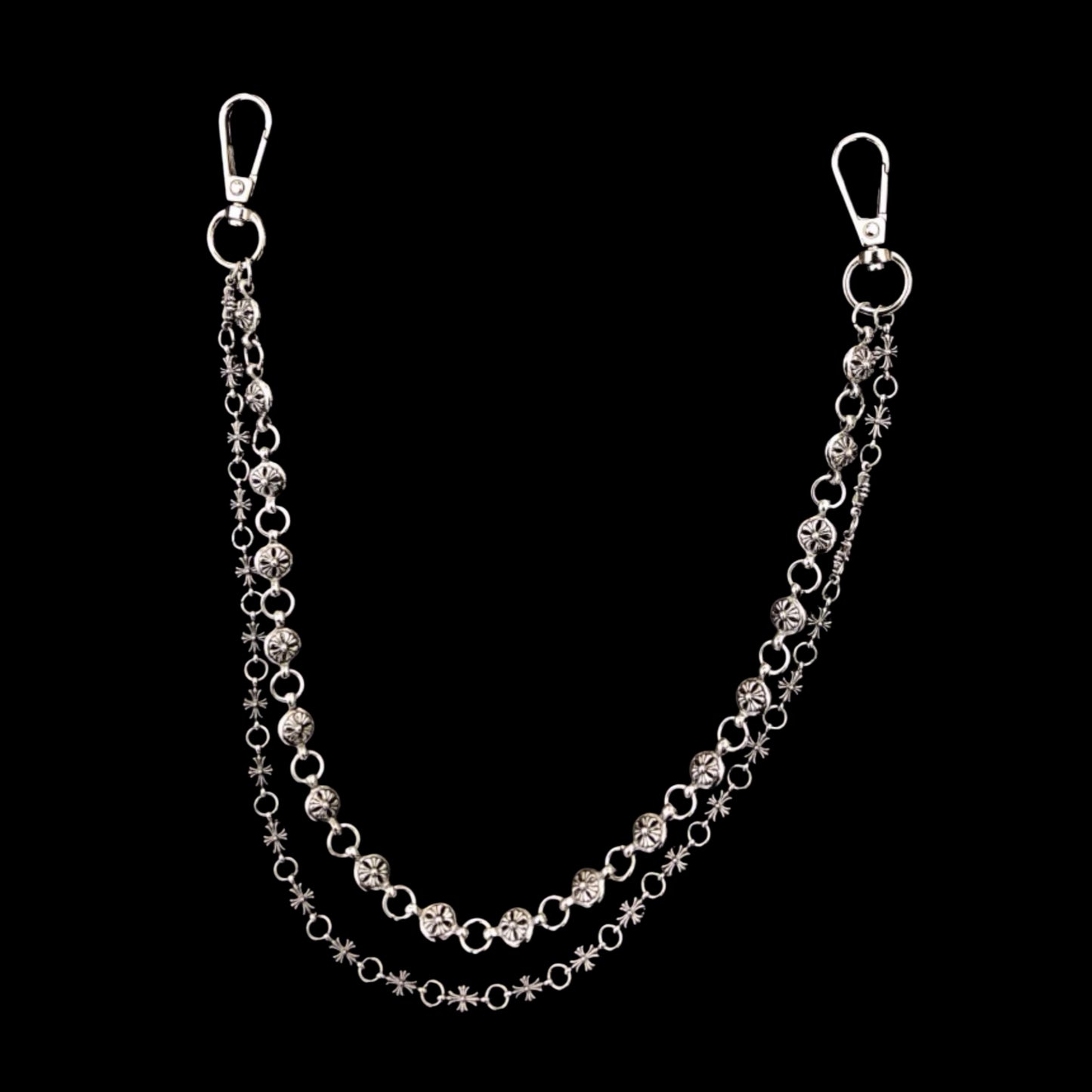 .925 STERLING SILVER GOTHIC POCKETCHAIN