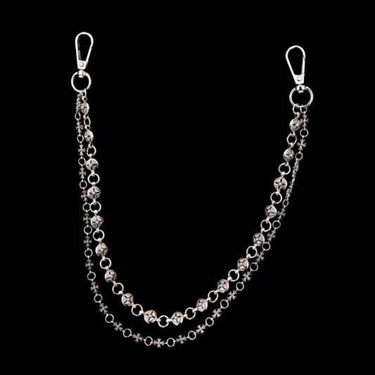 .925 STERLING SILVER GOTHIC POCKETCHAIN