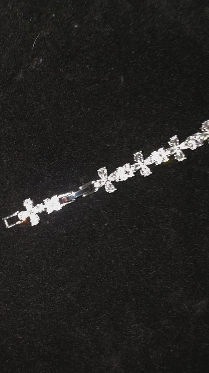 DIAMOND CROSS BRACELET